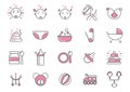 baby icon set. Vector illustration decorative design Royalty Free Stock Photo