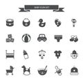 baby icon set. Vector illustration decorative design Royalty Free Stock Photo