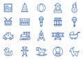 baby icon set. Vector illustration decorative design Royalty Free Stock Photo