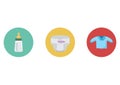 baby icons. Vector illustration decorative design Royalty Free Stock Photo