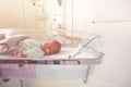 Baby Intensive care unit room and crib for newborn Royalty Free Stock Photo