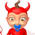 Baby Jake devil 3d illustration