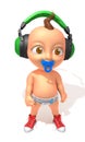 Baby Jake hip hop Royalty Free Stock Photo