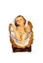 Baby Jesus Christmas rustic Royalty Free Stock Photo