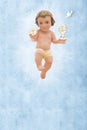 Baby Jesus, First Holy Communion background Royalty Free Stock Photo