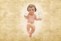 Baby Jesus, First Holy Communion background Royalty Free Stock Photo