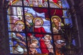 Baby Jesus John Mary Stained Glass Basilica Cathedral Andalusia Royalty Free Stock Photo