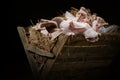 Baby Jesus on a Manger Royalty Free Stock Photo