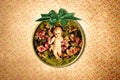 Baby Jesus Vintage Christmas Postcard Royalty Free Stock Photo