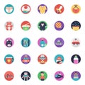 Baby and Kids Flat Vector Icons Collection