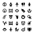 Baby and Kids Vector Icons 1