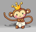 Baby king monkey 02