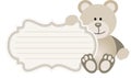 Baby Label Teddy Bear