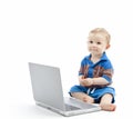 Baby with laptop