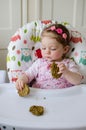 Baby led weaning Royalty Free Stock Photo