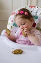 Baby led weaning Royalty Free Stock Photo