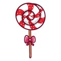 Baby lollipop, sweet candy dessert for kids