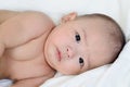 Baby looking to find some things. Royalty Free Stock Photo