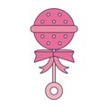 Baby maraca symbol