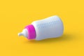 Baby milk bottle. Childcare accessories. Feeding newborns kids