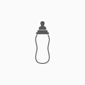 Baby milk bottle icon, baby, milk, bottle Royalty Free Stock Photo