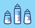 Baby milk bottle icon Royalty Free Stock Photo