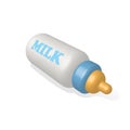 Baby milk bottle, vector illustration design Royalty Free Stock Photo