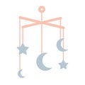 baby mobile isolated Royalty Free Stock Photo