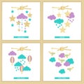 Baby mobile set 3