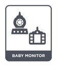 baby monitor icon in trendy design style. baby monitor icon isolated on white background. baby monitor vector icon simple and Royalty Free Stock Photo