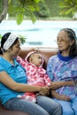 Baby, mother and grandma Royalty Free Stock Photo