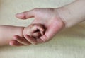 Baby and mother hands 2167 Royalty Free Stock Photo