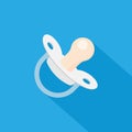 Baby nipple icon. Vector illustration. Royalty Free Stock Photo