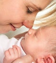 Baby nose Royalty Free Stock Photo