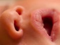 Baby nose mouth Royalty Free Stock Photo