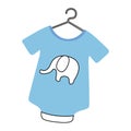 Baby outfit with elephant