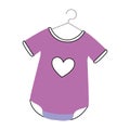 Baby outfit with heart