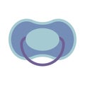 Baby Pacifier Soother Vector Icon Royalty Free Stock Photo