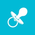 baby pacifier icon Royalty Free Stock Photo