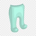 Baby pants icon, cartoon style