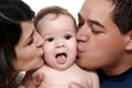 Baby with parents Royalty Free Stock Photo