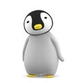 Baby penguin, 3D illustration