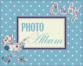 Baby photo album cover Royalty Free Stock Photo