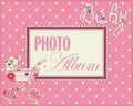 Baby photo album cover Royalty Free Stock Photo