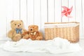 Baby photography studio background setup Royalty Free Stock Photo