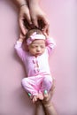 Baby photoshoot, little girl photo, newborn baby, cute baby