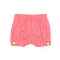 Baby pink shorts isolated on white Royalty Free Stock Photo
