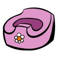 Baby pot icon cartoon Royalty Free Stock Photo