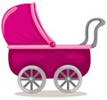 Baby pram Royalty Free Stock Photo