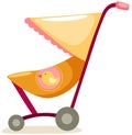 Baby pram Royalty Free Stock Photo